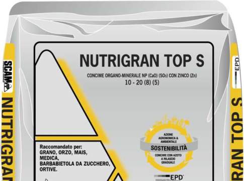 più fosforo nel terreno con Nutrigran Top S