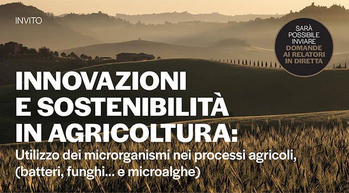 Webinar gratuito sull'utilizzo dei microrganismi nei processi agricoli