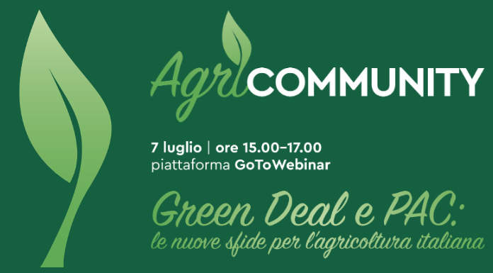 Webinar "Green Deal e PAC: le nuove sfide per l'agricoltura italiana"