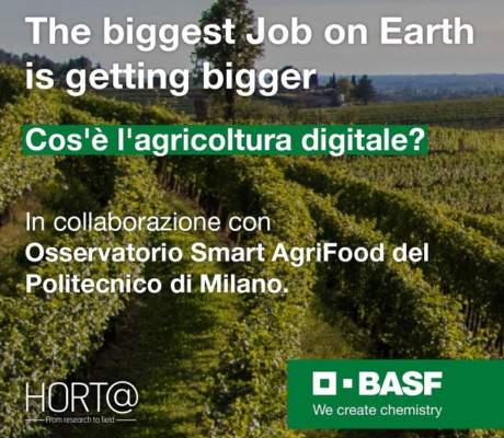 Basf Italia per lo sviluppo del digitale in agricoltura